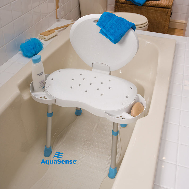 AquaSense Ergonomic Folding Bath Seat