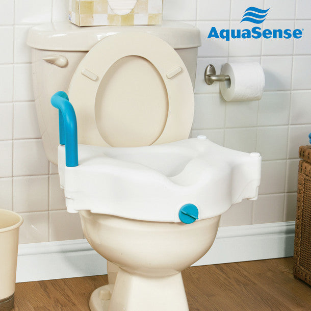 AquaSense 3-in-1 Contoured Raised Toilet Seat