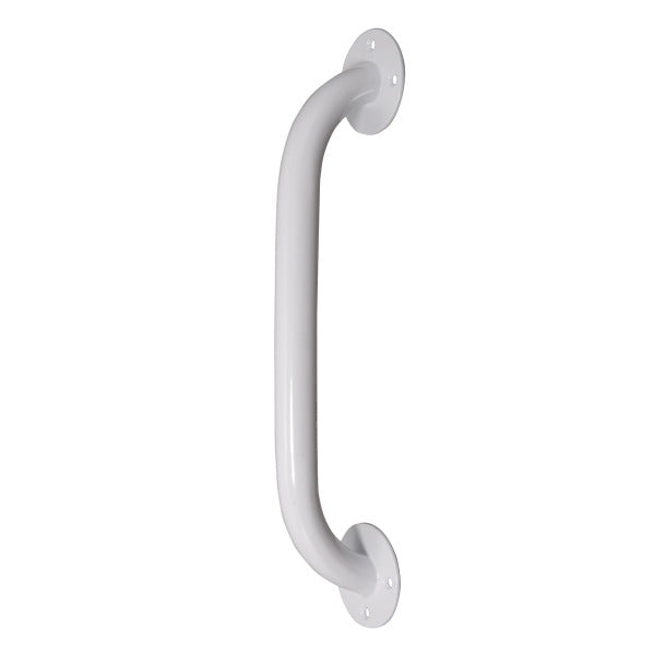 White Powder-Coated Grab Bar