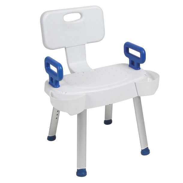 Shower Chair with Folding Back