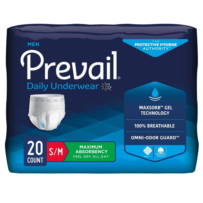 Prevail Maximum-Absorbency Underwear for Men