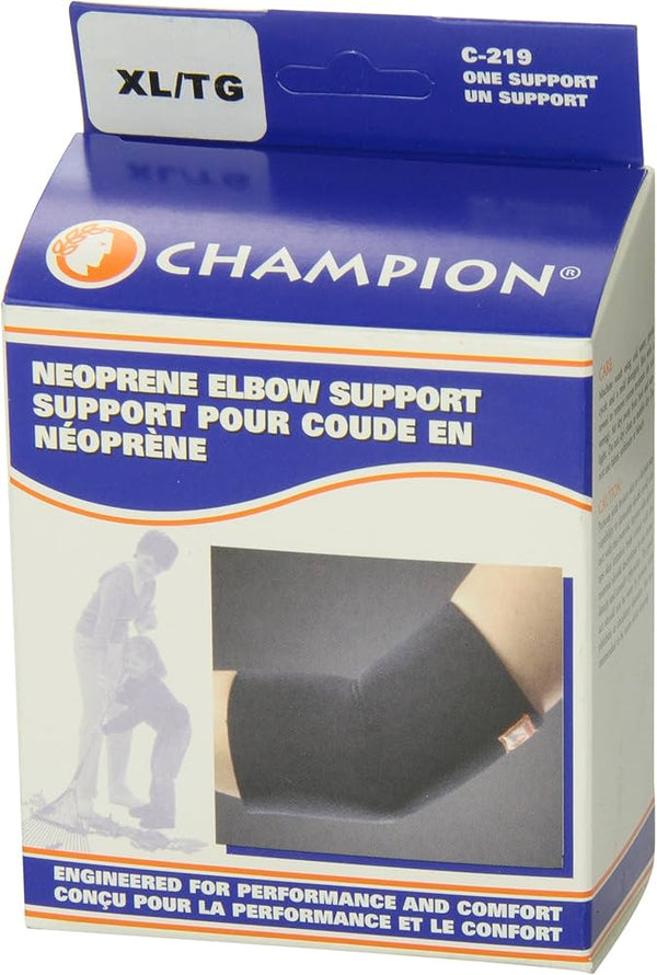 Ea/1 Champion Neoprene Min Elbow Support Small 4-Way Stretch W/ Lined Interior Latex-Free