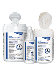 Tub/60 Accel Intervention Disinfectant Wipe 10X10