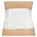 Ea/1 Champion Medium Support Sacro Brace W/ Removable Thermopad Large (40-48") 6" Front/8" Back Universal Tapered Adjustable White