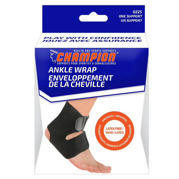 Ea/1 Champion Ankle Wrap One Size 7" - 10 1/2"