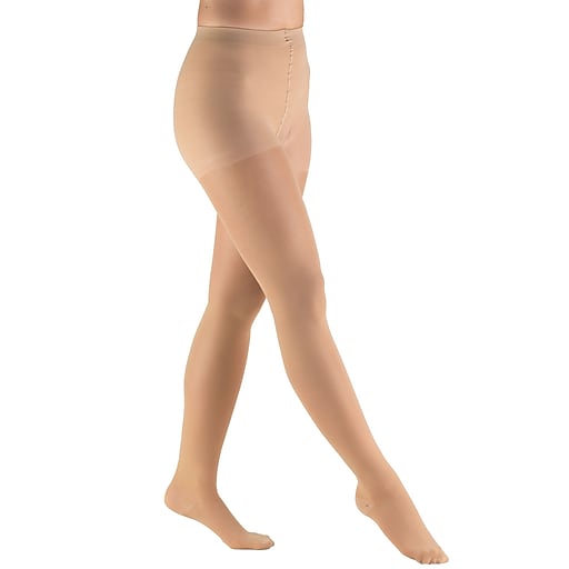 Pr/1 Truform Ladies Trusheer 20-30Mmhg Pantyhose L (32-54") Beige Latex-Free