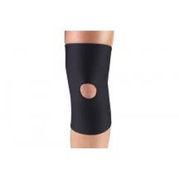 Ea/1 Champion Neoprene Minimum Knee Support W/ Open Patella 4Xl (21 - 24") Black 4-Way Stretch