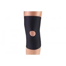 Ea/1 Champion Neoprene Minimum Knee Support W/ Open Patella Lg (15 1/2 - 16 1/2") Black 4-Way Stretch