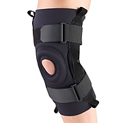 Ea/1 Champion Neoprene Hinged Knee Stabilizer, Black, Medium (14 - 15.25")