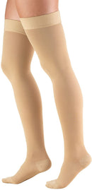 Pr/1 Truform Classic 30-40Mmhg Below-Knee Open-Toe Compression Sock Md (13 1/2 - 16") Silicone Dot-Top Black