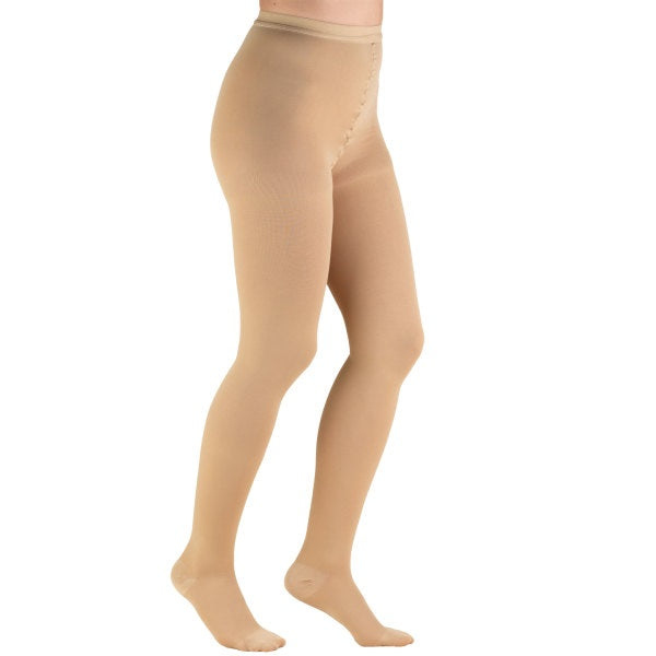 Ea/1 Truform Standard Figure 20-30Mmhg Compression Pantyhose Tall 5' 1" - 5' 11" (120 - 170 Lbs) Beige Latex-Free