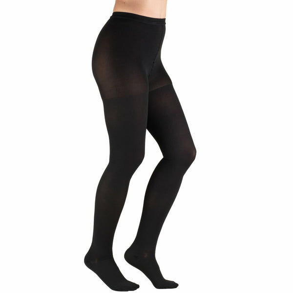 Ea/1 Truform Standard Figure 20-30Mmhg Compression Pantyhose Medium 4' 11" - 5' 8" (105 - 150 Lbs) Black Latex-Free