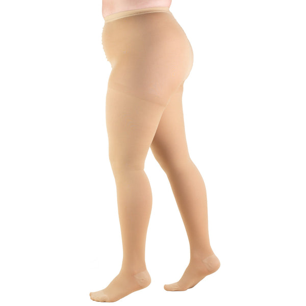 Pr/1 Truform Pantyhose 20-30 Mmhg Full Figure Beige Tall