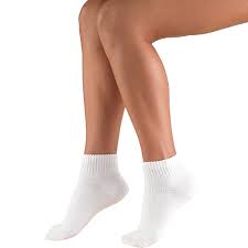 Pr/1 Trusoft Mini-Crew Ankle Sock, White, Large (M: 10 1/2 - 12) (W: 11 1/2 - 13) Latex-Free