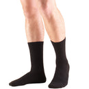 Pr/1 Trusoft Diabetic 8-15Mmhg Crew-Length Compression Sock Black Lg (M: 10 1/2 - 12) (W: 11 1/2 - 13) Unisex Latex-Free