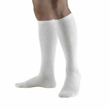 Pr/1 Trusoft Diabetic 8-15Mmhg Knee-High Sock Medium Men (8 1/2-10) Women (9 1/2-11) White Latex-Free