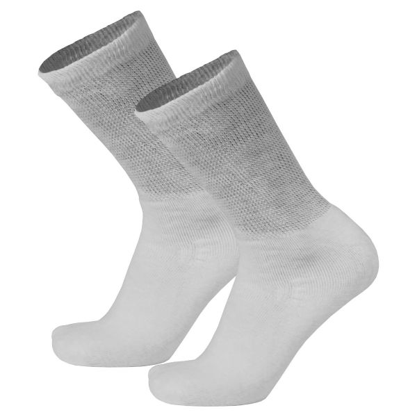 Pr/1 Truform Premier Loose Fit Crew Length Diabetic Socks Black Medium (Men: 6-9) (Women: 7-10) Cushioned Foot