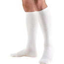 Pr/1 Men'S Casual Knee Compression Socks 20-30 Mmhg White X-Large