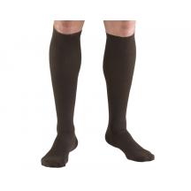 Pr/1 Truform Men'S Dress Style 15-20Mmhg Knee-High Compression Sock Brown Large (15 1/2" - 18") Latex-Free