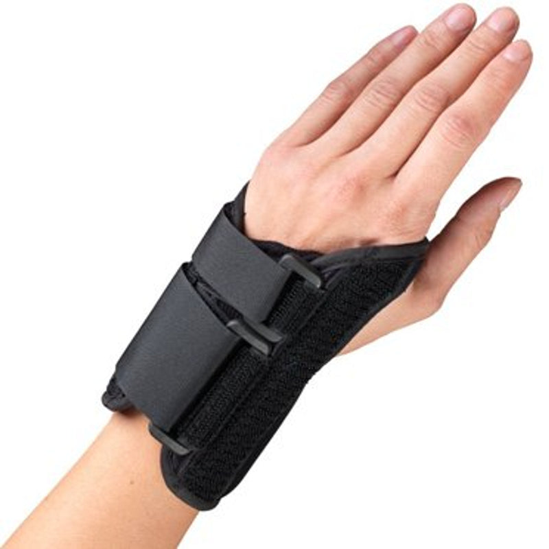 Ea/1 Otc 8" Maximum Wrist Splint Large (7.5"-8.5") Right Side Black Latex-Free