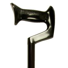 Ea/1 Men'S Adjustable Cane, Orthopedic Handle, Black