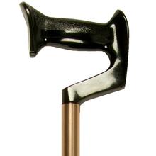 Ea/1 Ladies Adjustable Cane, Orthopedic Handle, Bronze