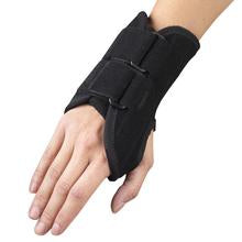 Ea/1 Otc 6" Maximum Wrist Splint Petite Left S (5 1/2-6 1/2") Low Contour And Separate Fasteners Black Latex-Free