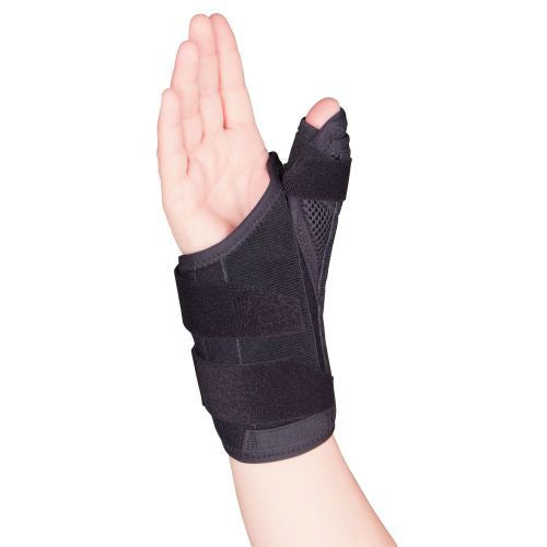 Ea/1 Wrist-Thumb Splint 6" Right Black X-Large (8.5-10")