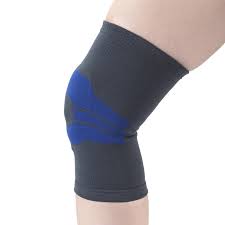 Ea/1 Otc Elastic Knee Support With Compression Gel Insert, Medium Support, Charcoal Large (16.5-18")