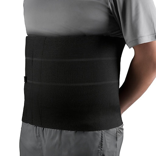 Ea/1 Otc Maximum Heavy Duty Four Panel Abdominal Binder 12" Black, 2 X-Large (45-48")