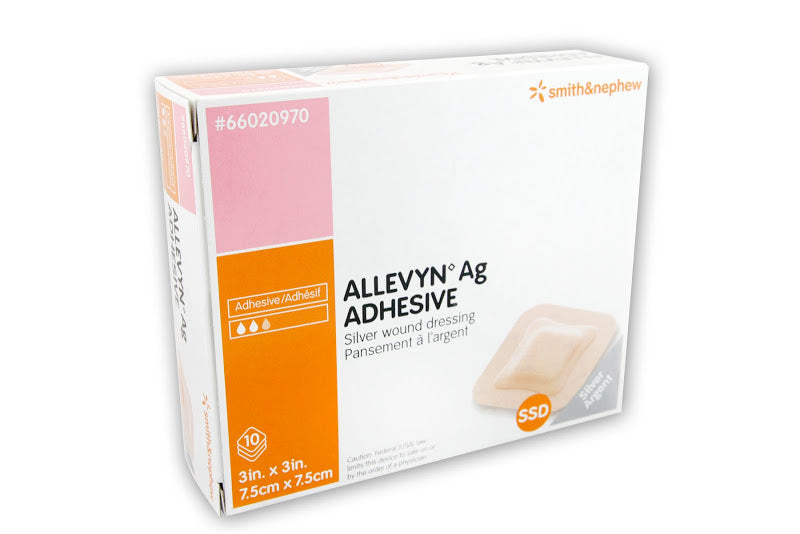 Allevyn Ag Adhesive Antimicrobial Foam Dressing