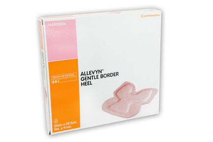 Allevyn Gentle Border Heel Foam Dressing