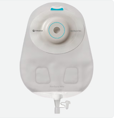 SenSura® Mio Convex Deep 1-Piece Urostomy Pouch - Maxi 26cm (10 1/4in) - Baseplate hole size: 25mm - Item 16871