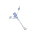 MIC-KEY 2 Inch Right Angle 2-Port Y Medication Set