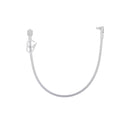 MIC-KEY 60cm Right Angle Extension Set with Secur-Lok Connector & Clamp