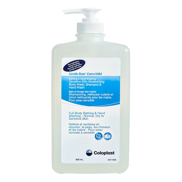 BX/300 GENTLE RAIN EXTRA MILD BODY WASH, SHAMPOO AND HAND WASH, FRAGRANCE FREE, 5ML SACHET