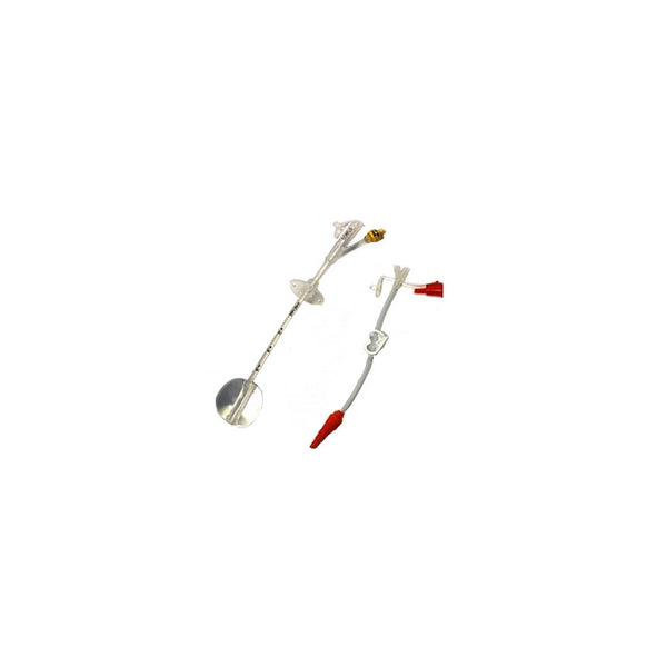 Corpak Corflo Gastronomy Feeding Tube Kit, Silicone, Orange, Sterile, External Retention Bols