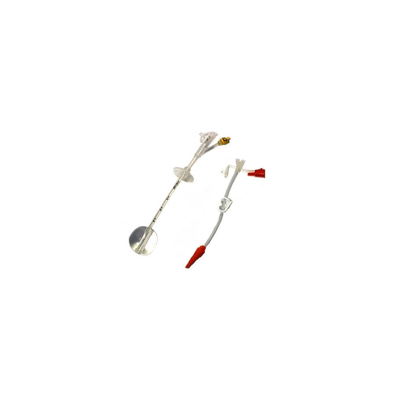 Corpak Corflo Gastronomy Feeding Tube Kit, Silicone, Orange, Sterile, External Retention Bols