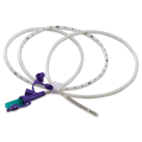 Kangaroo Feeding Tube W/ Stylet 8fr X 43"L W/ Standard Tip & Enfit Connector Weighted Radiopaq