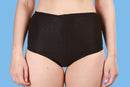 Women's Cotton High Waist Underwear W/pouch Size 20 Black