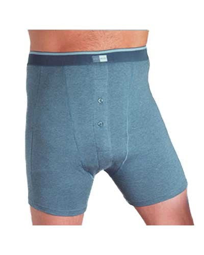 CUI Ostomy High Waist Trunks w/Pouch Male Large Navy