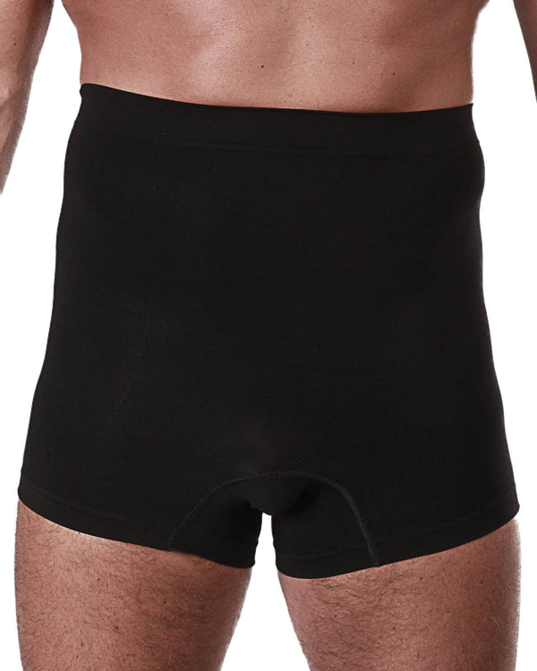 Fulciosupport High Waist Light Support Mens Boxers, Large/xlarge, Black