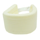 Ea/1 4" Soft Foam Cervical Collar, Plastic Front, White, Small
