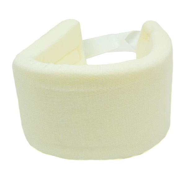 Ea/1 4" Soft Foam Cervical Collar, Plastic Front, White, Small