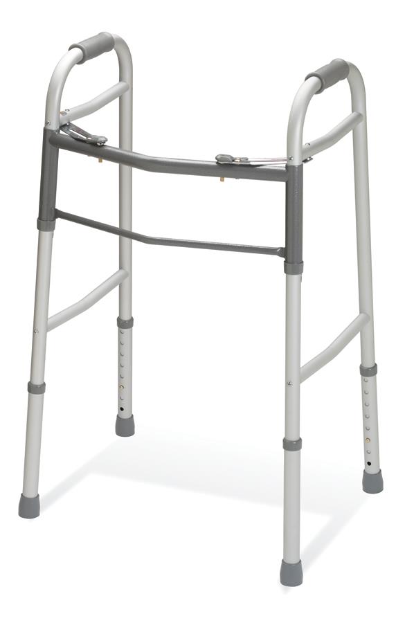 Walker 2-button Fold W/o Whls Basic Adlt