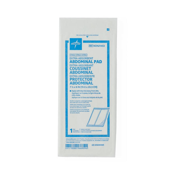 Medline Abdominal Pad, Sterile