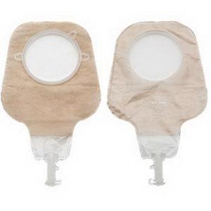 Hollister 18014 New Image Two-Piece High Output Drainable Pouch, Flange 2-3/4" (70mm), Ultra-Clear 12" (30cm) - Box of 10