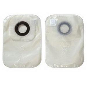 Karaya Tape Border 9" Drainable Pouch Transparent Integrated Filter Clamp 1-1/8"