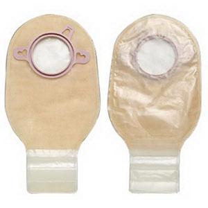 Pouchkins Pediatric 2pc Softflex Drain Lock N Roll Close Transparent