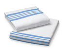 Blanket Spread Flannel,blue Stripped,2lbs,55%cotton/45%polyester (Hospital)